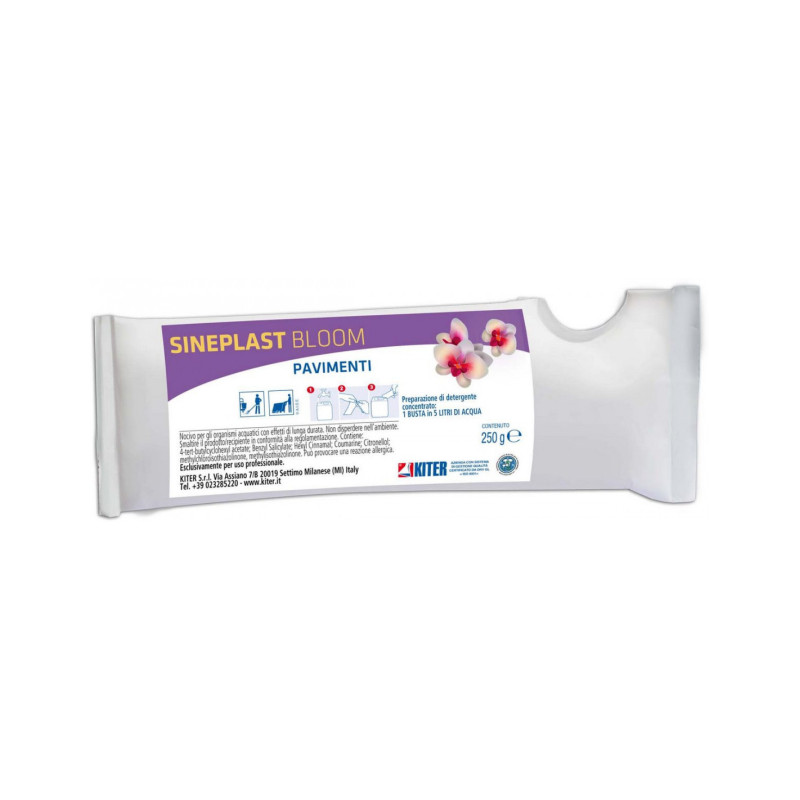 SINEPLAST BLOOM KITER ML 250 per la preparazione di canestri da 5 litri di detergente concentrato per pavimenti