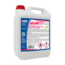 ALCOKIL 77 LT 5 KITER Detergente igienizzante all' 80% di alcool autoasciugante senza risciacquo per tutte le superfici