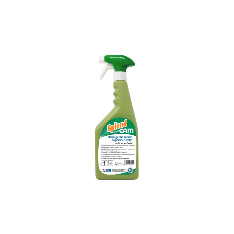 SPLEND CAM ML 750 KITER Detergente rapido superfici e vetri