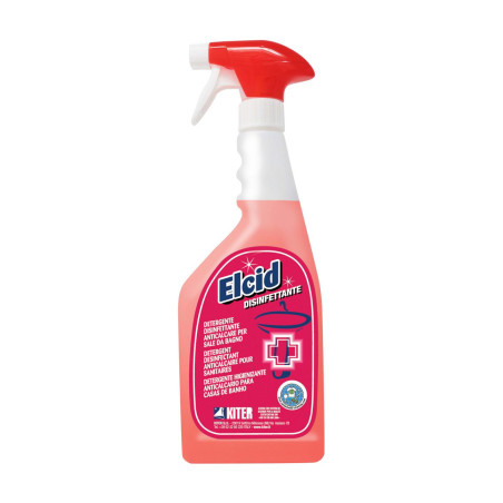 ELCID ML 750 KITER Disinfettante PMC anticalcare battericida fungicida per pulizia e disinfezione bagni