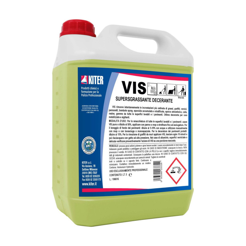 VIS LT 5 KITER Supersgrassante ad azione totale per impieghi industriali vernici graffiti