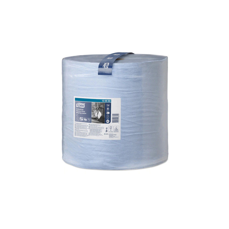 Tork Rotolo carta ultraresistente per asciugatura industriale Ecolabel - W1