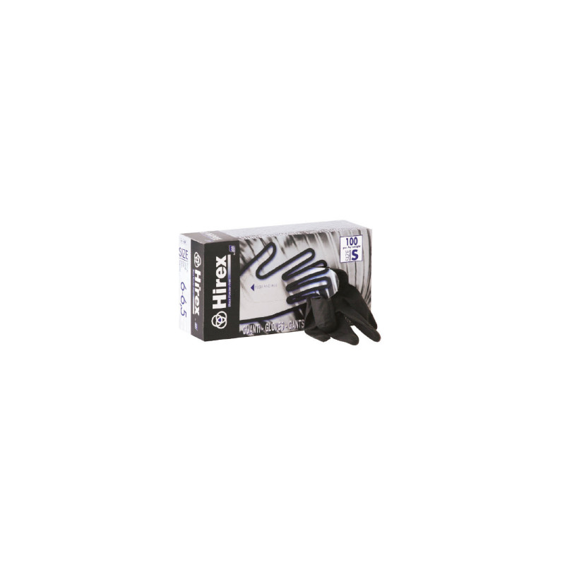 GUANTI IN LATTICE NERO SENZA POLVERE DPI 3 CONFEZIONE 100 PZ
