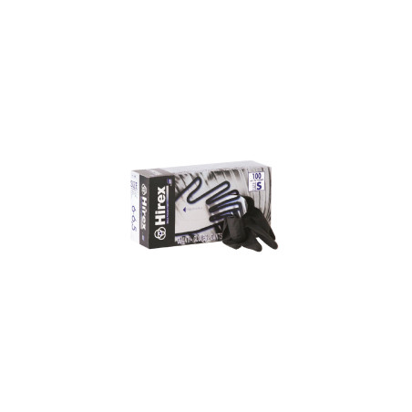 GUANTI IN LATTICE NERO SENZA POLVERE DPI 3 CONFEZIONE 100 PZ