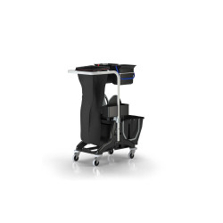CARRELLO 3P COMPACT DOPPIO SECCHIO 12+18L IPC EUROMOP Carrello multifunzione compatto per lavaggio pavimenti e superfici
