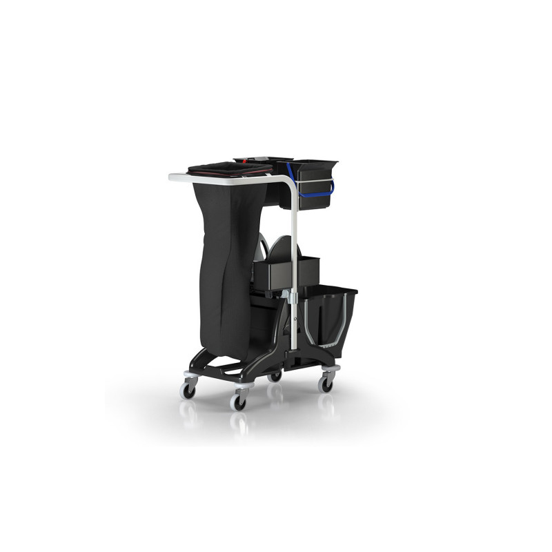 CARRELLO 3P COMPACT DOPPIO SECCHIO 12+18L IPC EUROMOP Carrello multifunzione compatto per lavaggio pavimenti e superfici