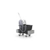 CARRELLO DAM BLACK IS GREEN IPC EUROMOP CON VASCHETTE Carrello doppiavasca 12 + 18 lt