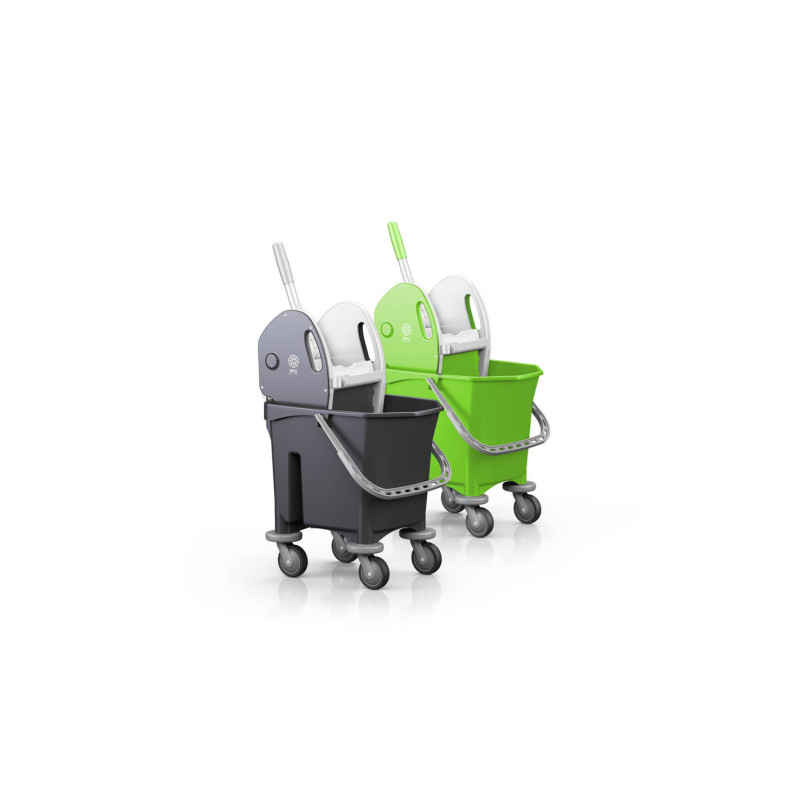 CARRELLO ECOMIX 25 L BLACK IS GREEN IPC EUROMOP NERO Con strizzatore