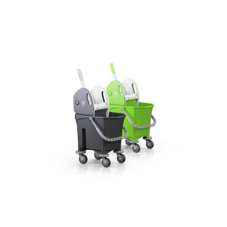 CARRELLO ECOMIX 25 L BLACK IS GREEN IPC EUROMOP NERO Con strizzatore
