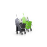 CARRELLO ECOMIX 25 L BLACK IS GREEN IPC EUROMOP NERO Con strizzatore