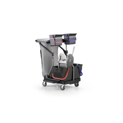 CARRELLO REVOLUTION BLACK IS GREEN IPC EUROMOP Con Sacco e Coperchio