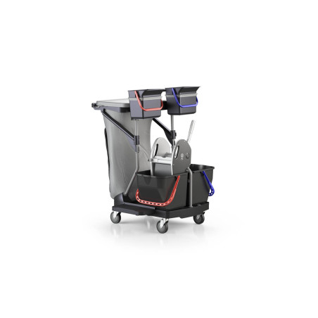 CARRELLO REVOLUTION BLACK IS GREEN IPC EUROMOP Con Sacco e Coperchio