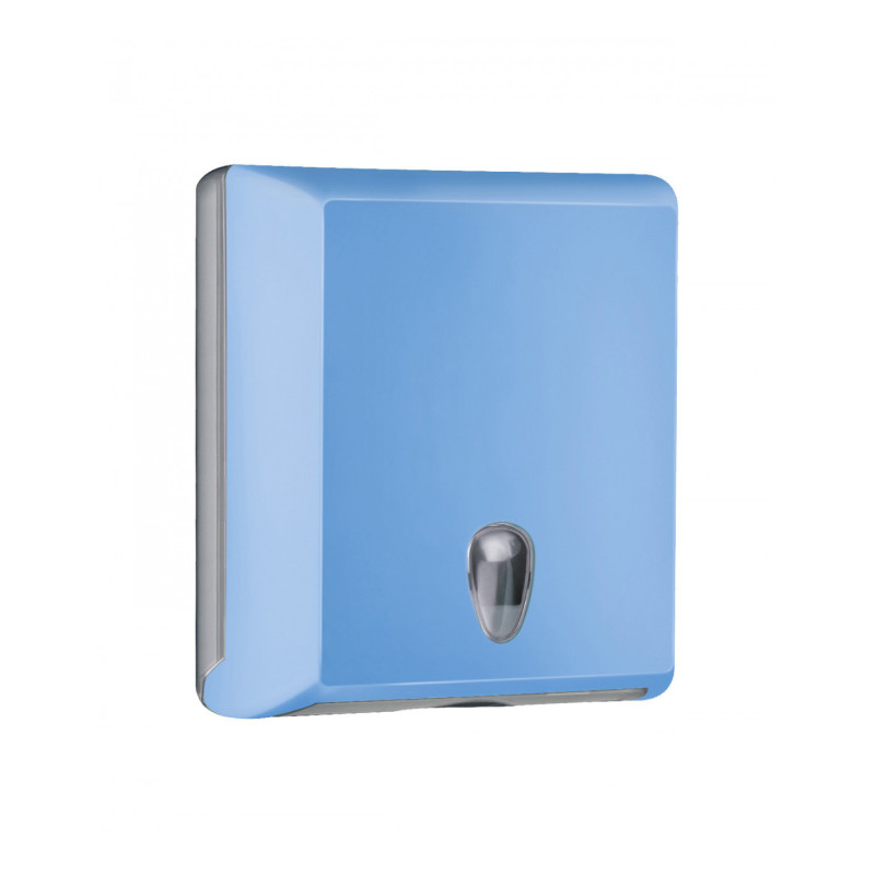 DISPENSER CARTA ASCIUGAMANI PIEGATI A Z BLU