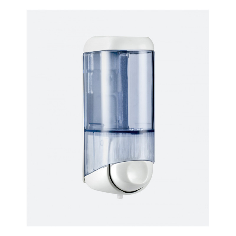 DISPENSER SAPONE A RIEMPIMENTO "COSì" LT  0,170 BIANCO-TRASPARENTE