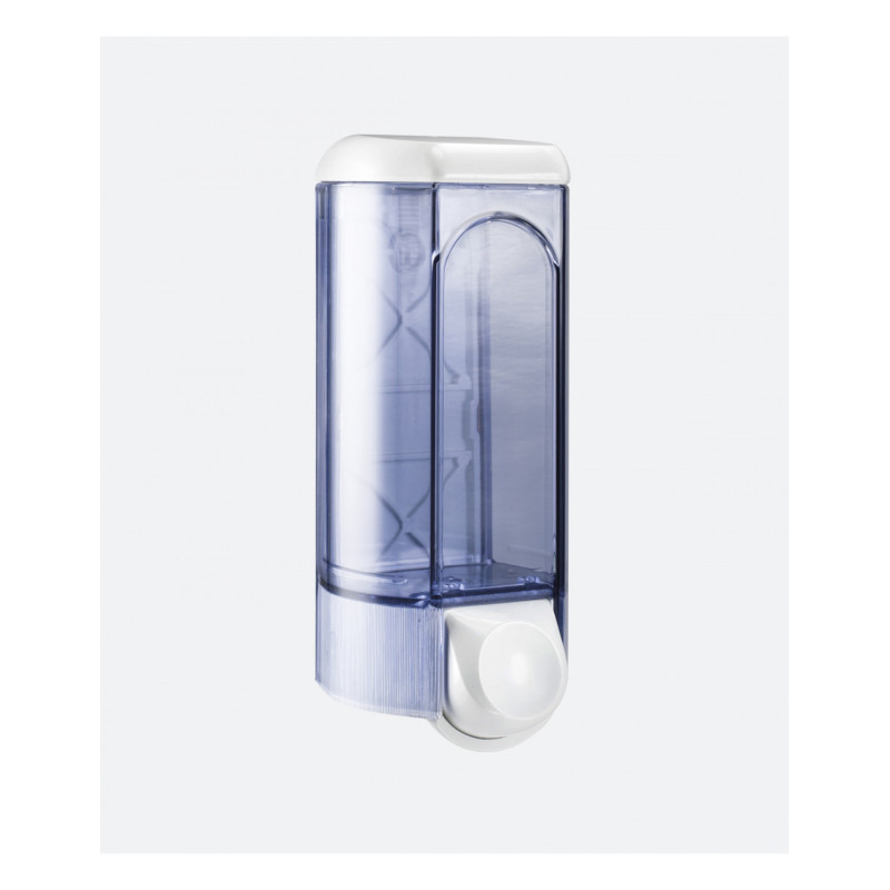 DISPENSER SAPONE A RIEMPIMENTO "SOAP LA 800" L 0,800 BIANCO-TRASPARENTE