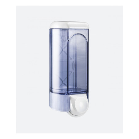DISPENSER SAPONE A RIEMPIMENTO "SOAP LA 800" L 0,800 BIANCO-TRASPARENTE