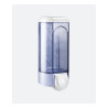 DISPENSER SAPONE A RIEMPIMENTO "SOAP LA 800" L 0,800 BIANCO-TRASPARENTE