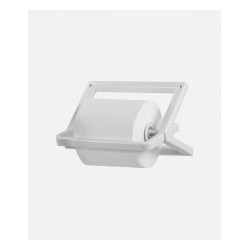 DISPENSER ROTOLI INDUSTRIALI "SUPPORTO ABS" BIANCO