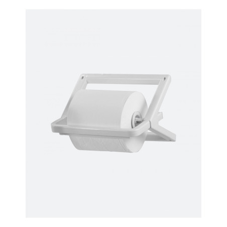 DISPENSER ROTOLI INDUSTRIALI "SUPPORTO ABS" BIANCO
