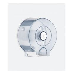 DISPENSER CARTA IGENICA "MINI ROLLMATIC T" TRASPARENTE-BIANCO