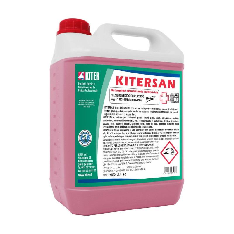 KITERSAN LT 5 KITER PMC Detergente disinfettante battericida ambientale