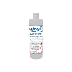GELSOAP 70 ml 500 OPERATORE KITER Gel igienizzante idroalcolico 70% di alcool per mani senza risciacquo