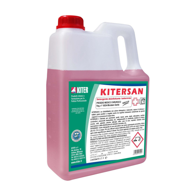 KITERSAN LT 3 KITER PMC Detergente disinfettante battericida ambientale