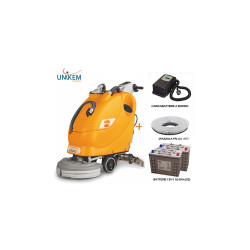 LAVASCIUGA PAVIMENTI RUBY 48 BL ADIATEK PISTA 48 CM. COMPLETA DI BATTERIE E CARICABATTERIE