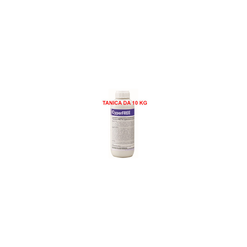 CYPERFREE KG 10 INDIA Insetticida PMC concentrato a base di Cipermetrina Tetrametrina Pbo a basso impatto ambientale