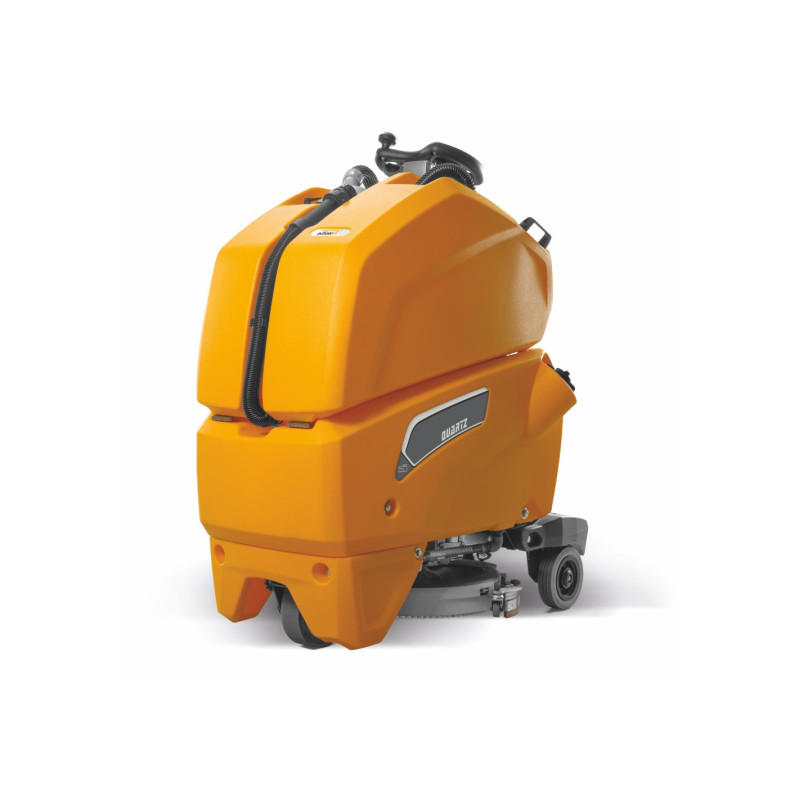 LAVASCIUGA PAVIMENTI QUARTZ 50 TRAZIONATA ADIATEK PISTA 508 CM. COMPLETA DI BATTERIE E CARICABATTERIE