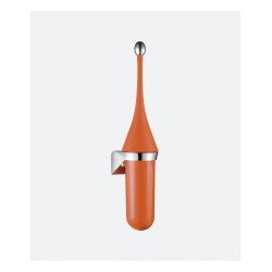 PORTASCOPINO PER BAGNO DA PARETE ARANCIO