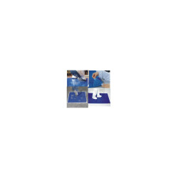 Tappeto Decontaminante Antibatterico Spellicolabile 30 fogli cm 60 X 115 colore blu