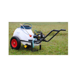 MOTOPOMPA IRRORATRICE SPRAY A SCOPPIO SU CARRELLO LT 80 FOX SPRAYERS